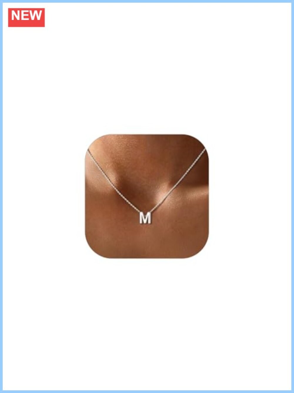 925 Sterling Silver Initial Necklace Dainty Letter Jewelry Personalized Gift